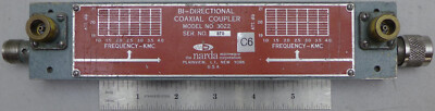 Narda 3022 Dual Directional Coupler, 1.0 to 4.0 GHz, 20 dB - Working #5
