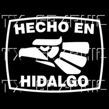 Hecho En Hidalgo Estado de Mexico State Aztec Aguila Decal  Sticker