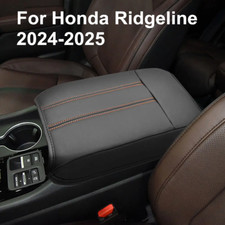 Orange Stich For 2024 Honda Ridgeline Center Console Armrest Cover Accessories Orange Stich For 2024 Honda Ridgeline Center Console Armrest Cover Accessories