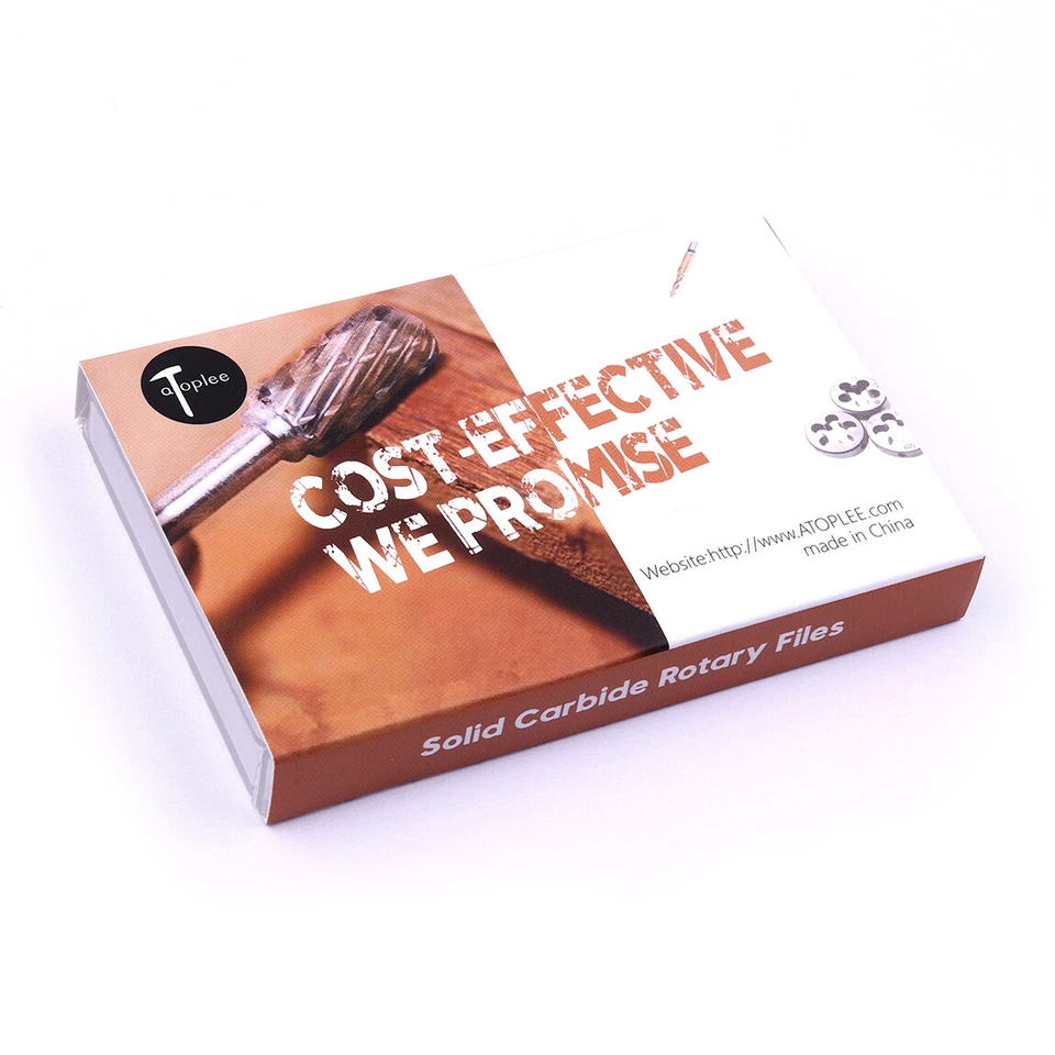 10tlg Frässtift Hartmetallfräser Wolframcarabid Fräser HM Schaftfräser Set 3x6mm - Bild 2 von 4