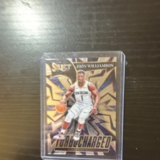 2021-22 Panini Select Turbocharged Zion Williamson #1 New Orleans Pelicans