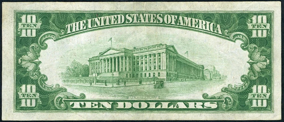 FR. 2001 D $10 1928-A Federal Reserve Note Cleveland  D-A Block XF - Image 3 of 3