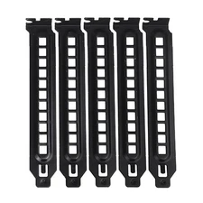 5Pcs PCI Slot Cover Dust  Blanking Board Cooling Fan Dust  Ventilation for4381