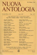 Nuova Antologia, Anno 126°, Gennaio-Marzo1991, Vol. 565° - Fasc. 2177 - AA.VV.