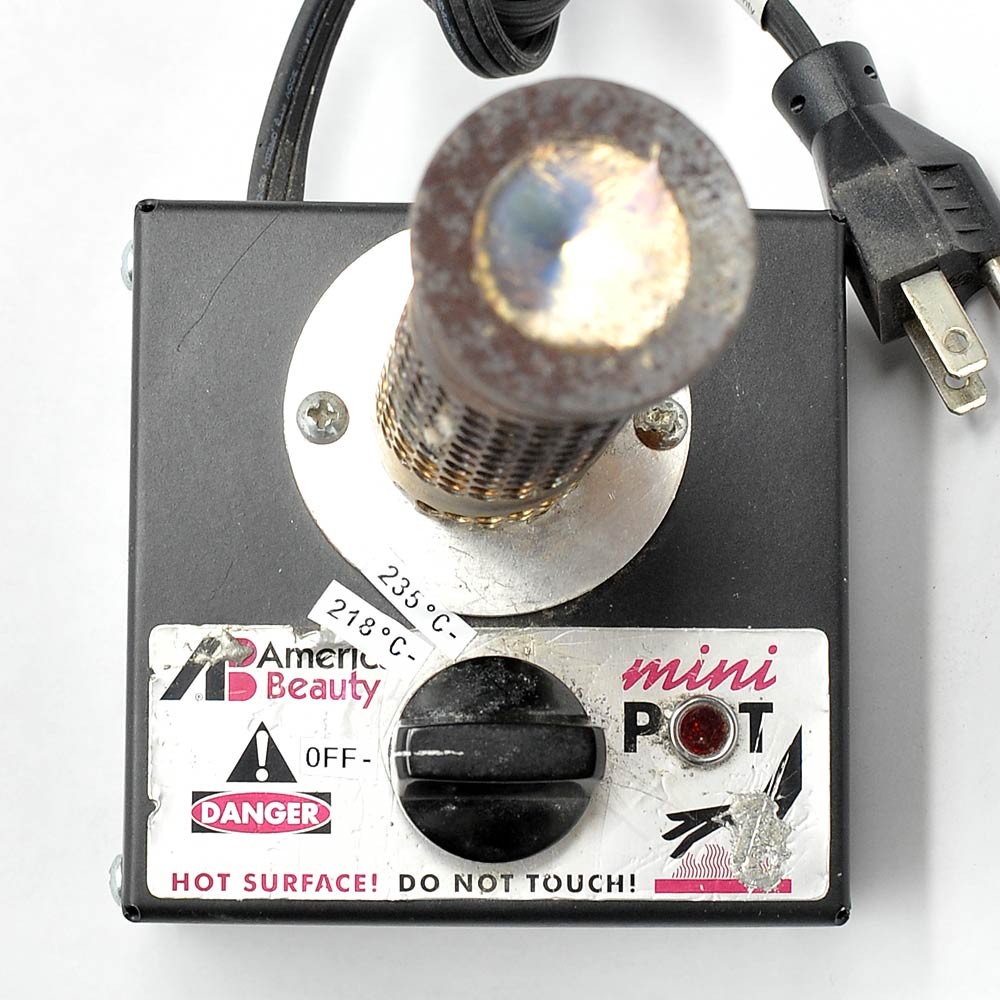 American Beauty Mini Pot 1/2 Oz Solder Fountain Rework Station Wire Tip Tinning