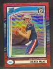 2024 Panini Donruss - Rated Rookie Drake Maye #379 Optic Preview Red Wave RC