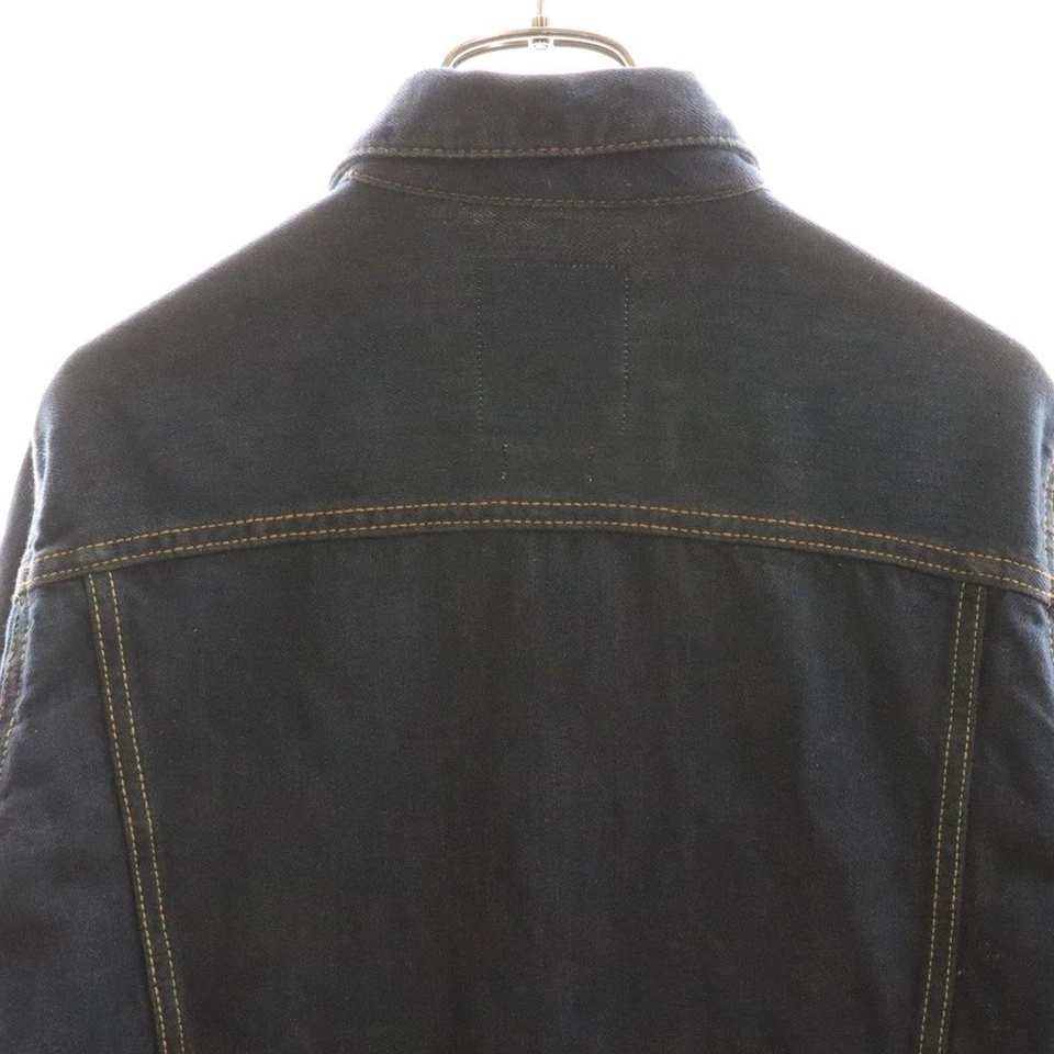 VISVIM 14AW SS 103 JKT Denim Jacket Cotton Linen Indigo Japan Made - Image 4 of 4