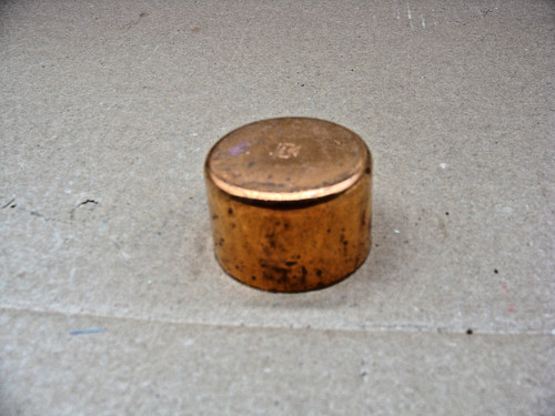 2" COPPER SWEAT CAP FITTING  "LOT OF 3"