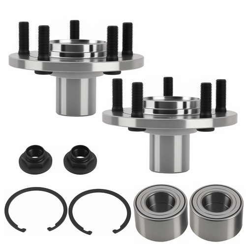 DNA MOTORING Rear Wheel Bearing Hub Assembly Compatible with
