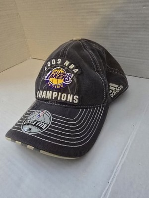 Los Angeles Lakers 2009 Champions The Finals Cap Hat Adidas Offical Nba Hat  Y2k