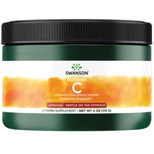 Swanson Buffered Magnesium Ascorbate Vitamin C Powder 4 oz Powder