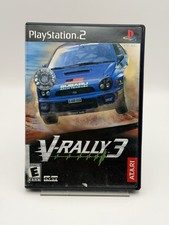 V-Rally 3 (Sony PlayStation 2, 2002) PS2 Game