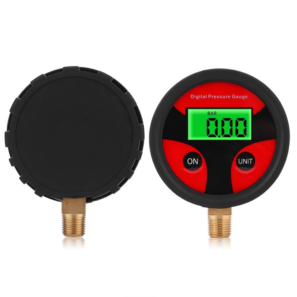 Manomètre de pression de pneu avec écran LCD rétroéclairé haute précision 200 psi