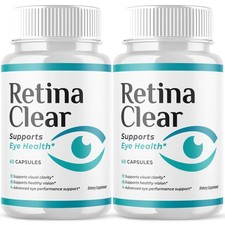  1/2 Pack Retina Clear Capsules, RetinaClear Eye Health Support 120 Capsules 