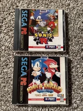 Lot Of 2 SEGA Sonic The Hedgehog PC Games (Sonic R, Sonic & Knuckles Collection)