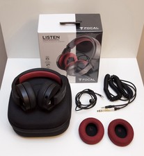 Focal Listen Professional Closed Back Studio Headphones - Great Condition, Boxed
