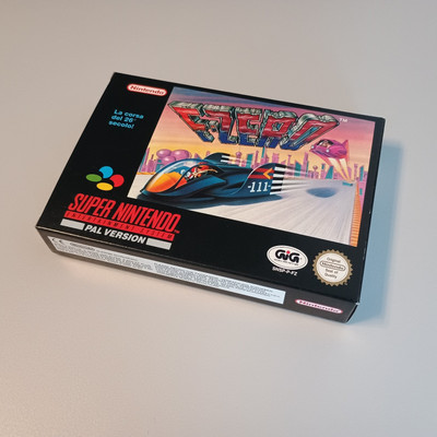 Super Nintendo  SNES  F-Zero  NEU ungeöffnet  ItalienIsche Version 