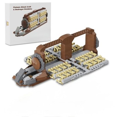 Star Wars Transporter + 32x B1-Droiden | MOC-Klemmbausteine | Lego kompatible
