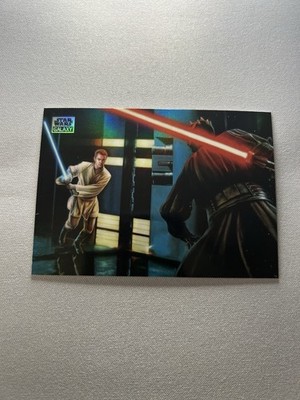 2025 Topps Star Wars Galaxy Avenge My Master Refractor Trading Card