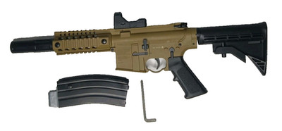 Crosman Bushmaster MPW CO2 Powered Full-Auto BB Air Rifle Red Dot BMPWX - READ