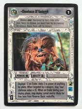 Star Wars CCG Decipher Endor Chewbacca Of Kashyyyk SWCCG TCG 1999