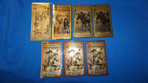 LOT OF 7 GOLDBACK  1/2, 1, 2 and 5 Nevada and Oklahoma