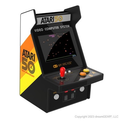My Arcade Atari Micro Player Pro: 100 Arcade Classics Games, 6.75'' Portable M...