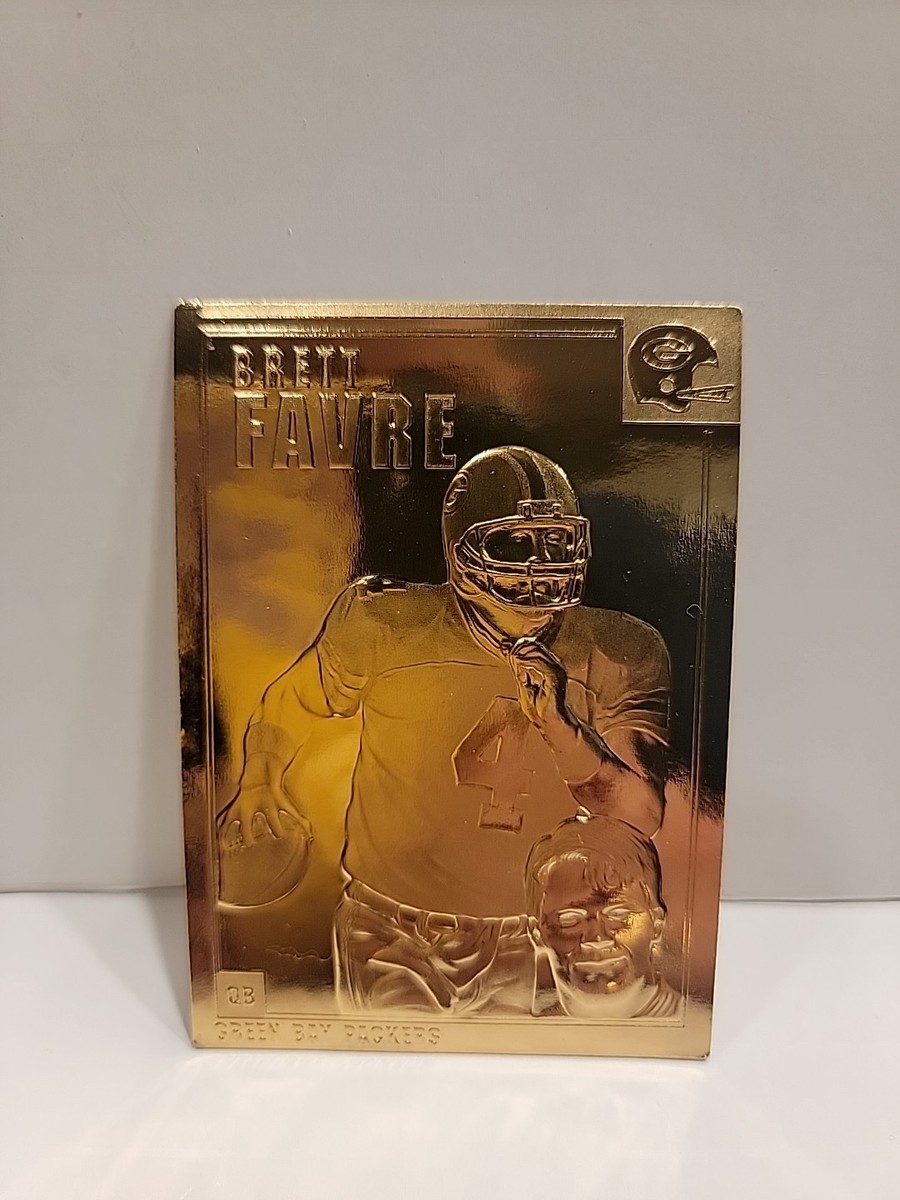 1999-2001 Danbury Mint 22K Gold Legends - Brett Favre #54 for sale
