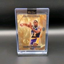 Wild Card Matte Metal True 1/1 Magic Johnson Basketball Card 2023 Gold