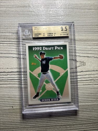 1993 Derek Jeter Topps Rookie Bgs 9.5! Check Out My Ebay for more Goats!