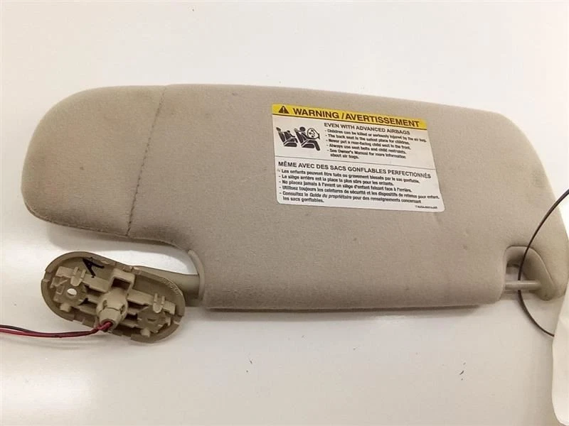2006 FORD FUSION SUN VISOR SUN SHADE TAN CLOTH OEM USED TESTED - Image 2 of 4