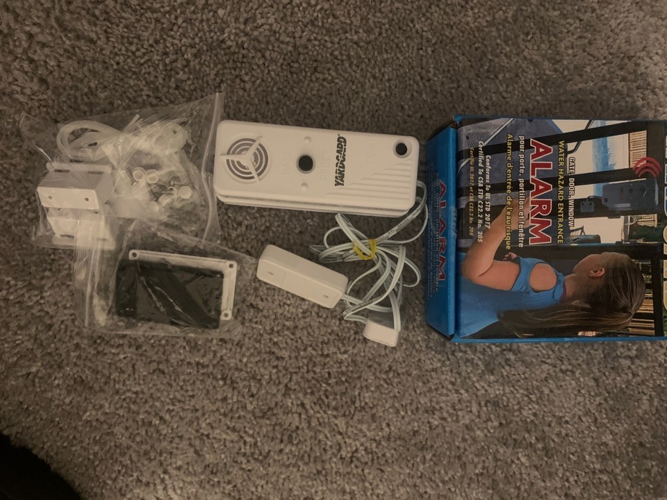 Yard Gard-gate,door,window,Water Hazard Entrance Alarm | eBay