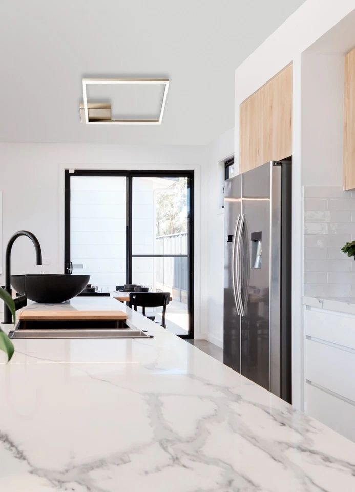 FABAS LUCE LED Deckenleuchte Lampe Bard 3394-61-225 gold edelmatt dimmbar NA - Bild 2 von 4