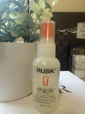 RUSK Thick Body & Texture Amplifier Spray Thickening Texturizing Fine Hair 2oz
