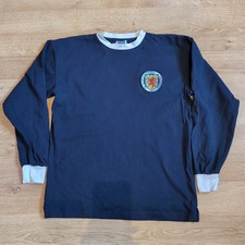 Scotland Score Draw retro replica jersey shirt long sleeve 1967-1971 size Medium