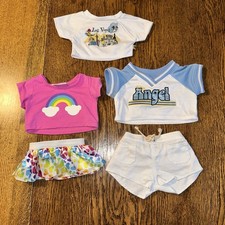 Build A Bear BABW Summer Clothing Sets Outfits Lot Shirt Skirt Shorts Rainbow