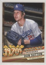 2020 Topps Decades Best Pitchers Gold 34/50 Don Sutton #DB-39 HOF g6p