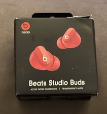 Beats by Dr. Dre Studio Buds Wireless In-Ear Headphones - Beats Red (MJ503LL/A)