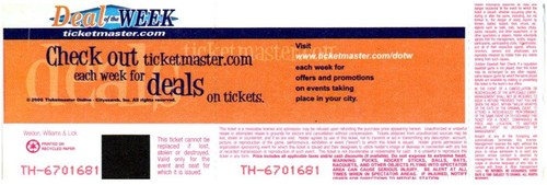Nsync Justin Timberlake Concert Ticket Stub Peut 12 2001 Miami Florida - Photo 2 sur 6