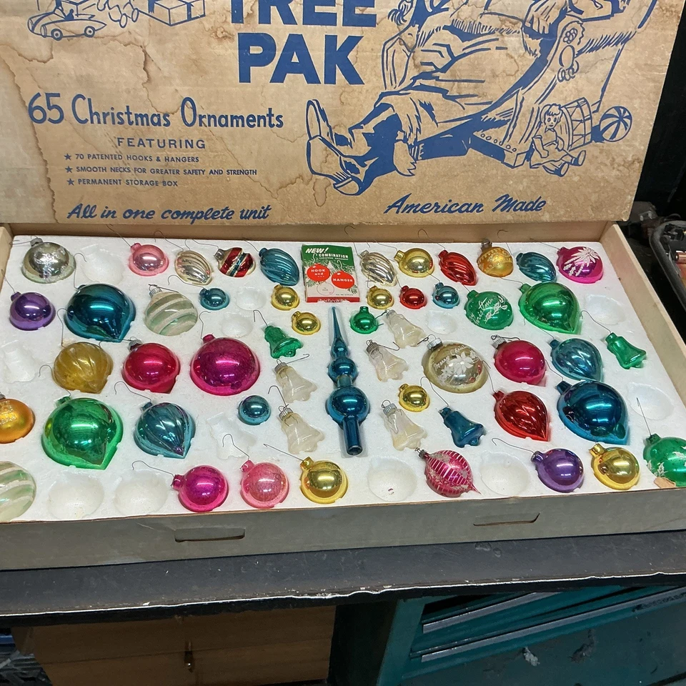 Juego de adornos de árbol de Navidad Paragon Tree Pak de colección caja original casi completo Foto 3 de 4