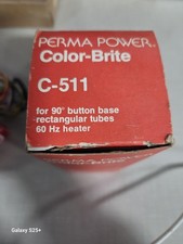 Perma Power Color Brite C-511 Picture Brightener Tube Tv 60 Hz 90 Button Base