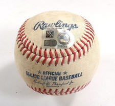 9-1-23 Miami Marlins @ Nationals Game-Used Baseball Josh Bell/Jake Irvin COA