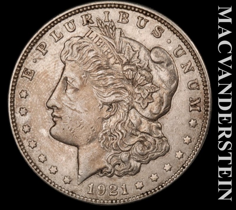 1921-D Silver Morgan Dollar - Scarce  High Grade  Lustrous  No Reserve  #L4926