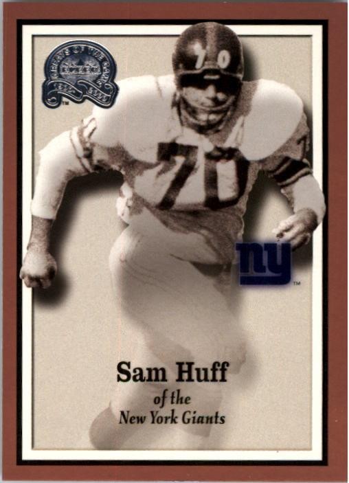 2000 Greats of the Game #77 Sam Huff - FB