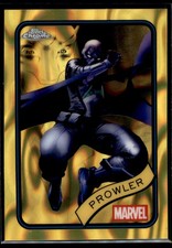 2025 Topps Chrome Marvel Prowler Aaron Davis Yellow Lava Refractor Marvel #13