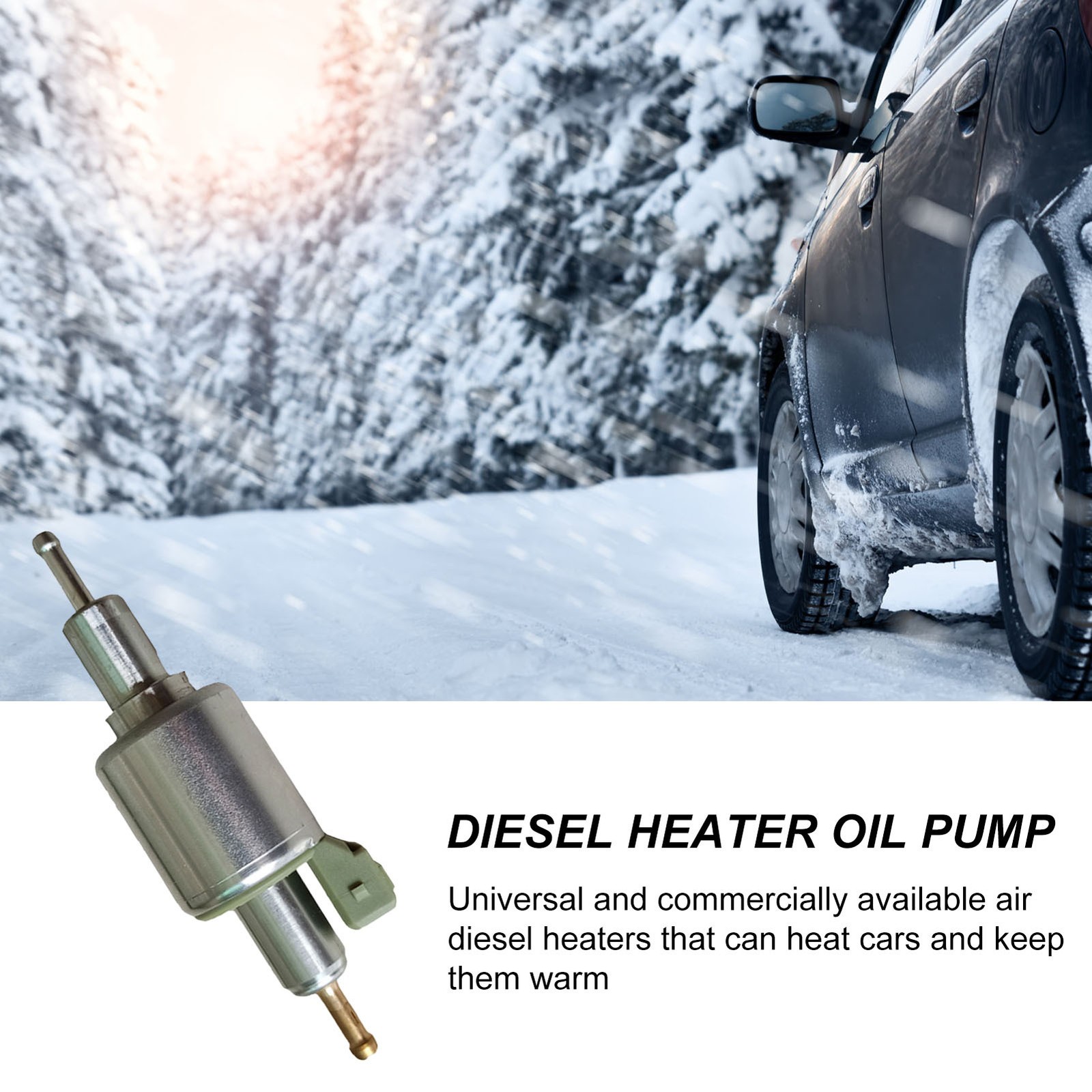 Universal Ultra Quiet 12V 5KW-8KW Diesel Parking Heater Fuel Pump 28ml