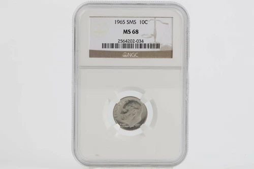 1965-S NGC MS68 Special Mint Set Roosevelt Dime