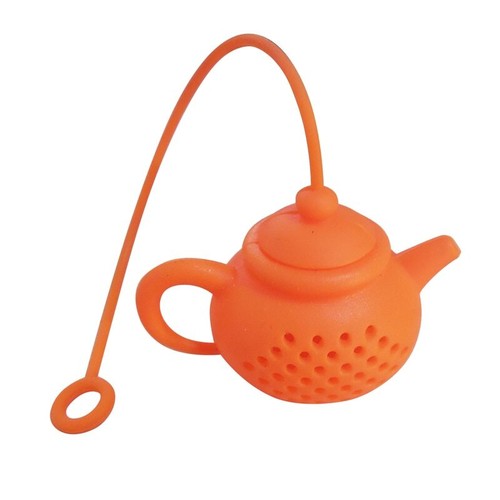 Creative Teapot-Shape Tea Infuser Strainer Tea Filter Reusable Silicone Teaware - Picture 14 of 28