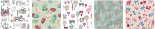 2 Stoff Jelly Rolls von Loops & Threads, @ 20 Stck. Paris Muster 2,5"x42" Baumwolle - Bild 7 von 7