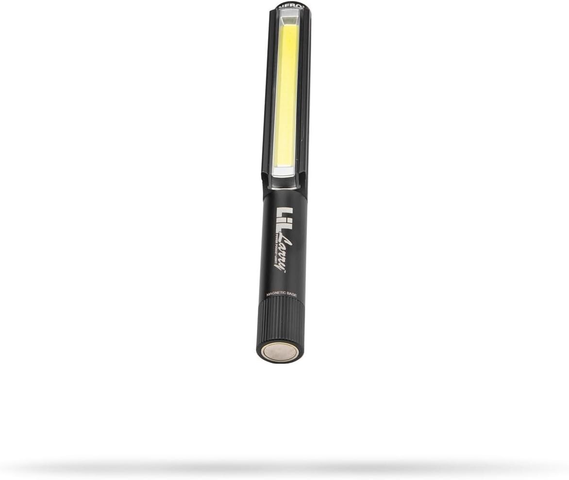 NEBO Lil Larry Outdoor Walking Hiking Winter Work COB Work Flashlight Torch